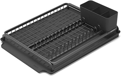 Brabantia SinkSide Dish Drying Rack - Dark Grey