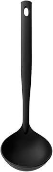 Brabantia Black Line Soup Ladle, Non-Stick - Black