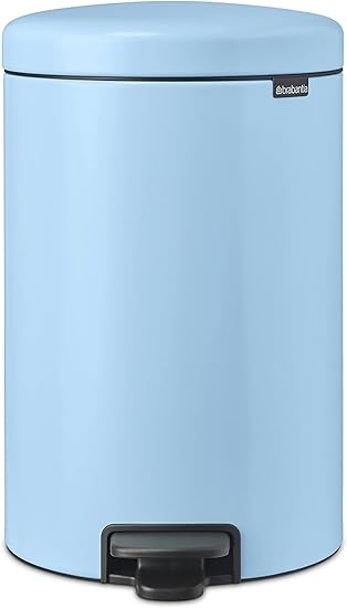 Brabantia NewIcon Pedal Bin, 20 litre, Soft Closing, Plastic Inner Bucket - Drea...