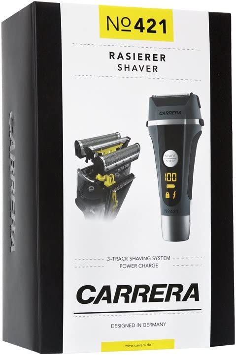 CARRERA 421 Rasierer Shaver, Wet and Dry Shaver, Rechargable Battery, USB Charge