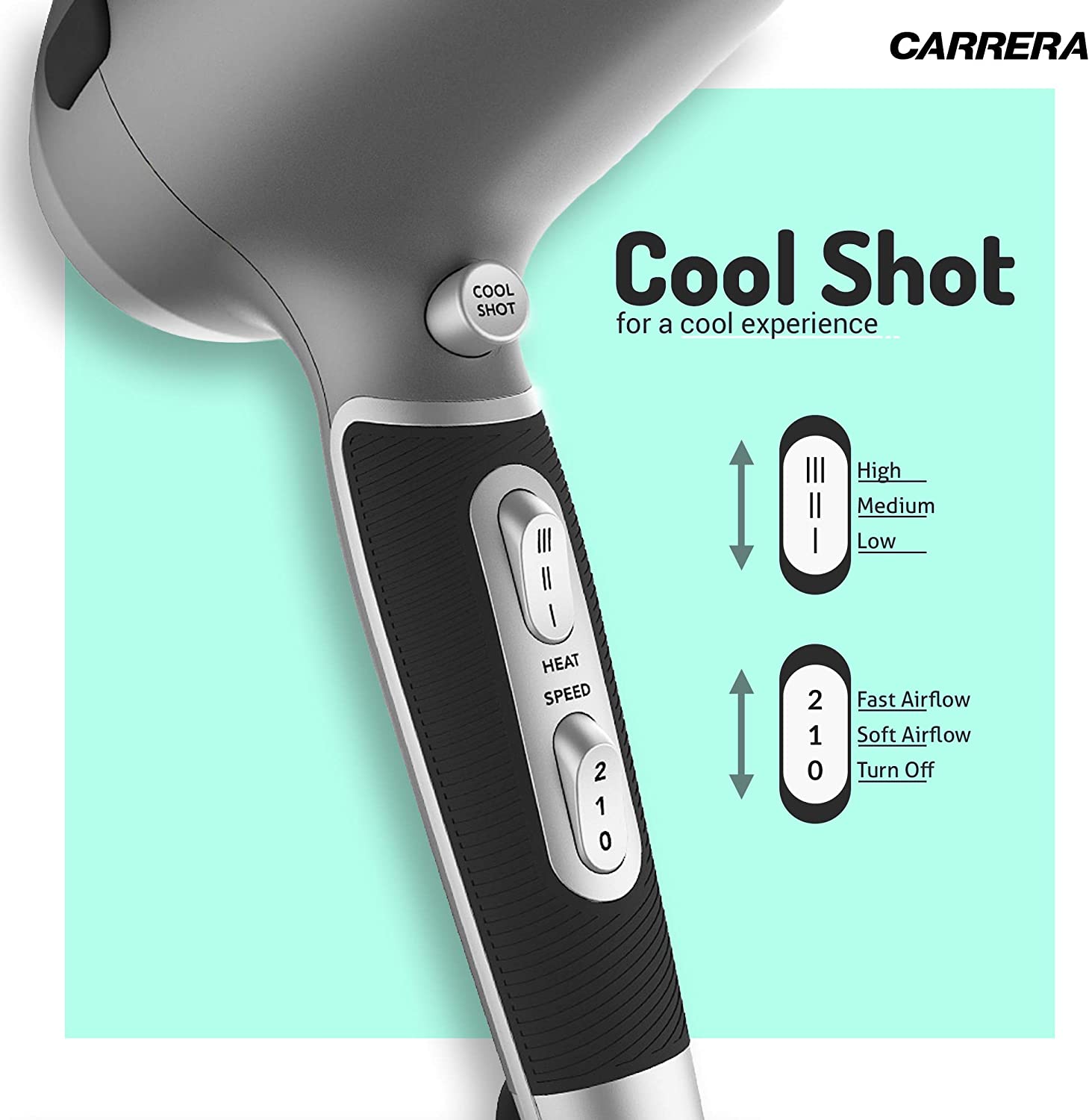 CARRERA 531 Professional Hair Dryers for Men & Women | Hairdryers - Styling Nozz