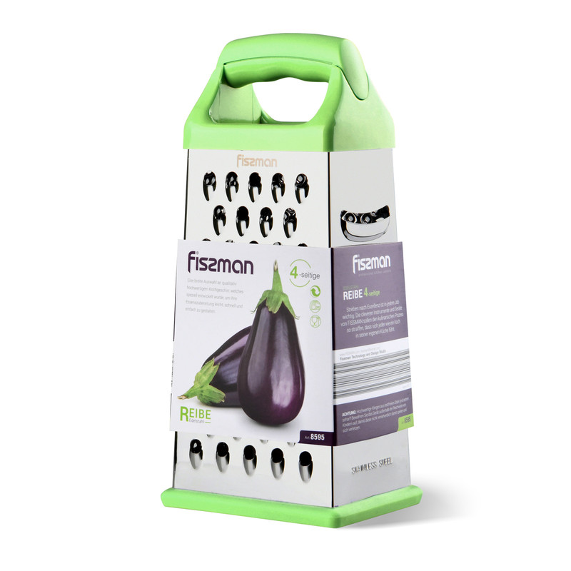 Fissman Four-Sided Vegetable Grater 24cm Green