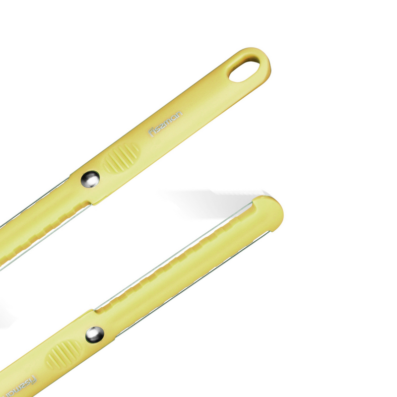 Fissman Cheese And Butter Slicer With Stainless Steel And Food Grade Plastic Yel