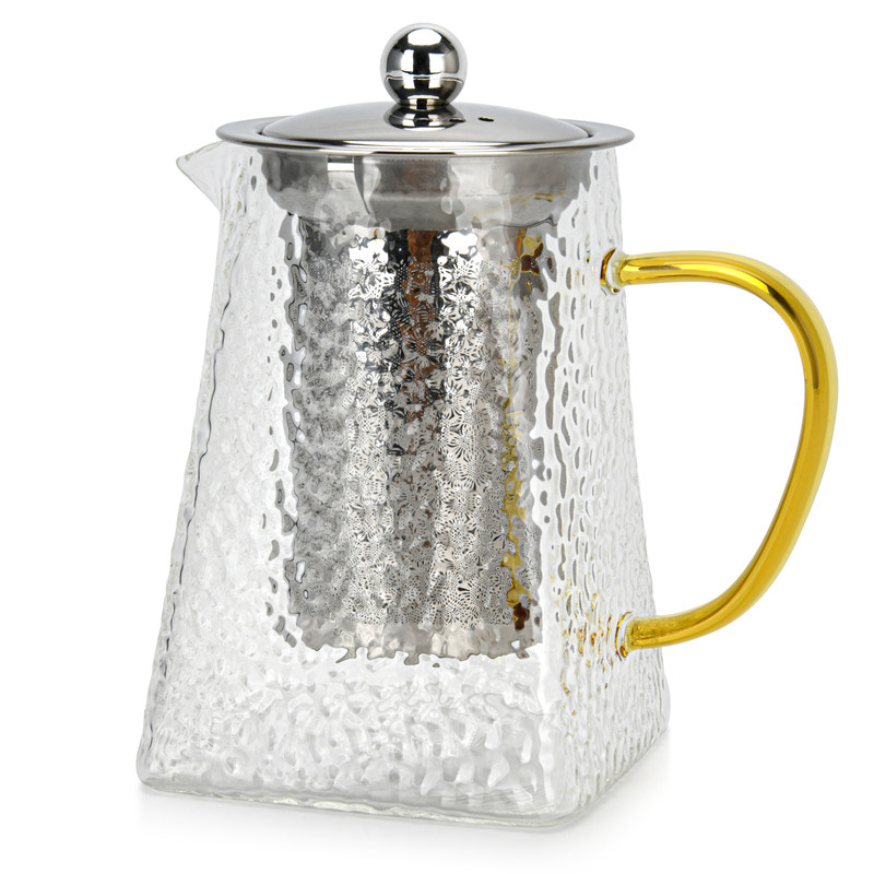 Fissman Tea Pot 700ml With Stainless Steel Filter (Borosilicate Glass)