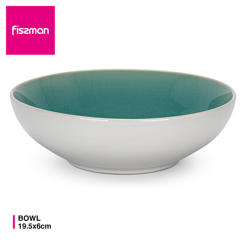 Fissman Bowl Celine 19.5x6cm (Ceramic) Azure