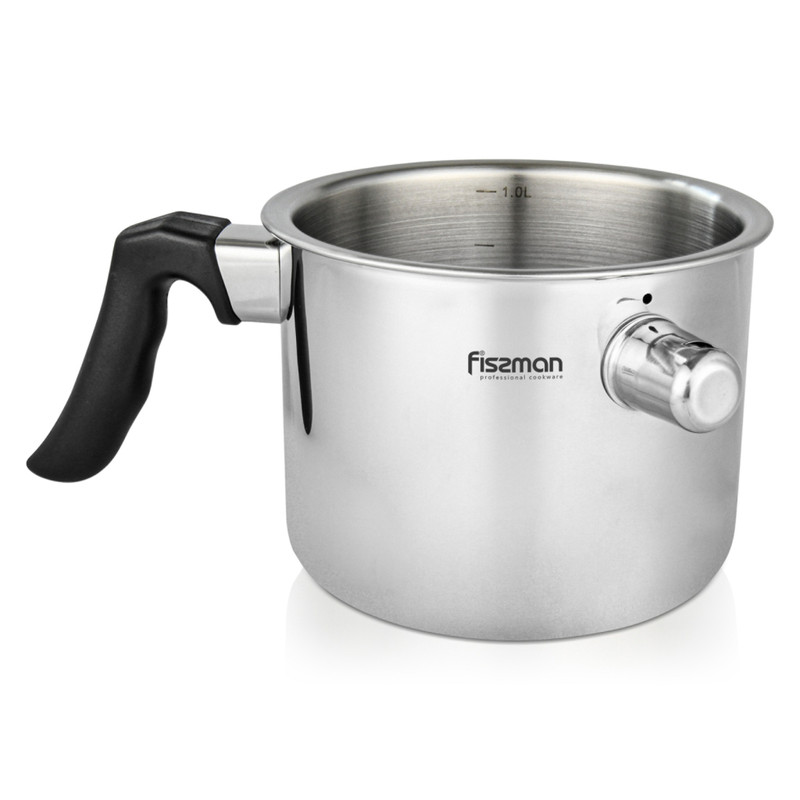 Fissman Whistling Double Wall Saucepan Bain-Marie 14x11cm/1.1LTR (Stainless Stee