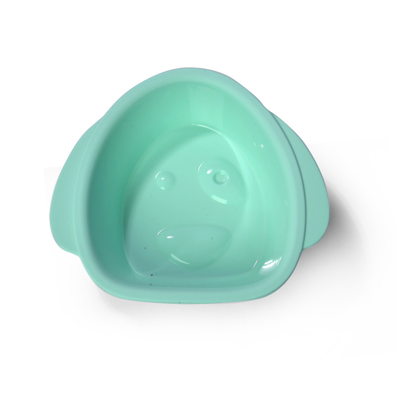 Fissman Silicone Bowl For Kids Puppy Design Green 390ml