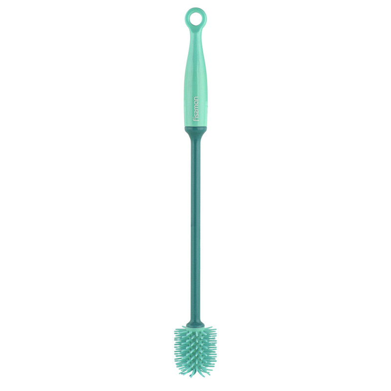Fissman Silicone Bottle Cleaning Brush Green 29.5x3.5x2cm