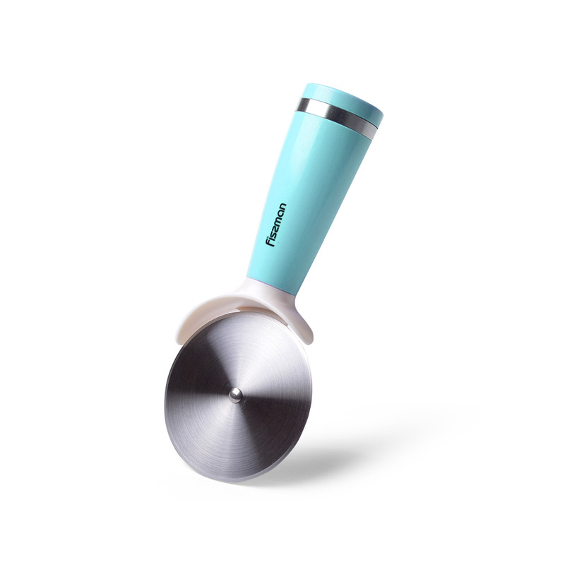 Fissman Stainless Steel Pizza Cutter Mint Green 19cm