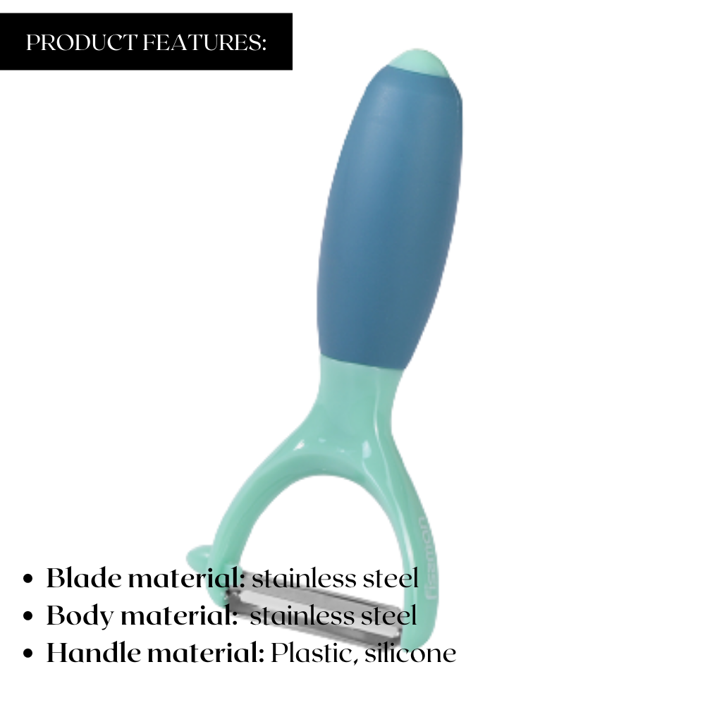Fissman Y-Shaped Vegetables and Fruits Peeler Green 14cm