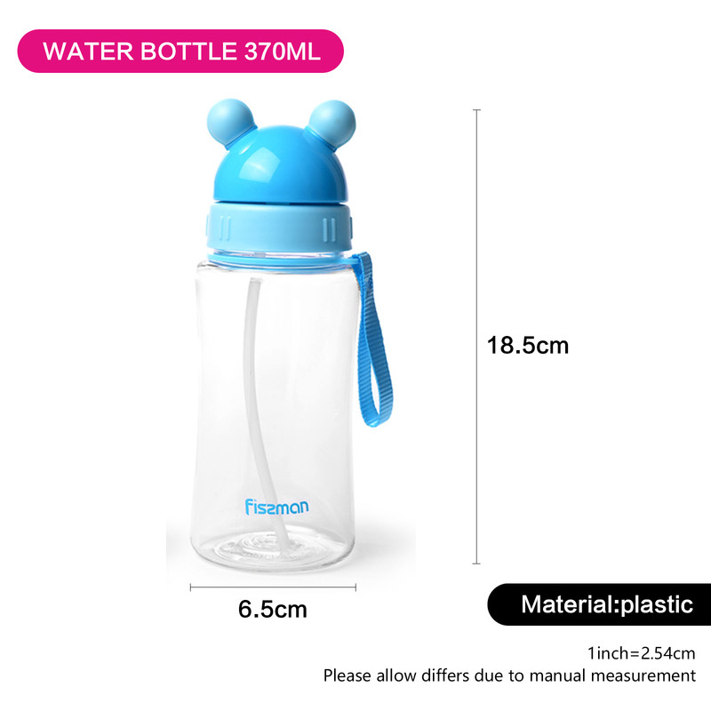 Fissman Plastic Water Bottle Blue/Clear