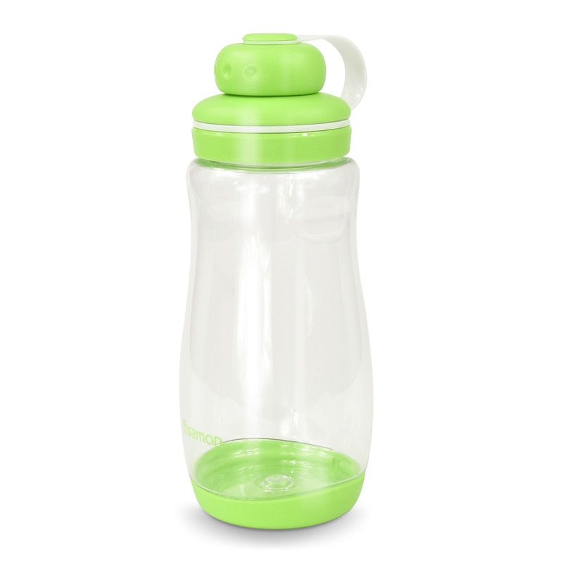 Fissman Plastic Water Bottle Green/Clear