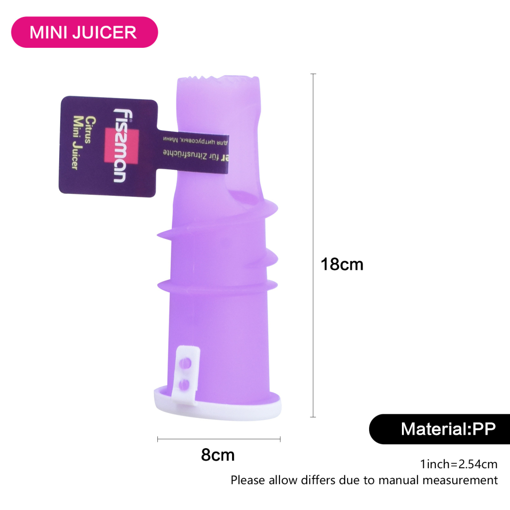 Fissman 3 Citrus Mini Fruit Juicer Set Multicolour 18x8cm