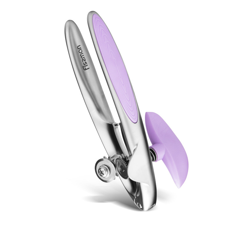 Fissman Can Opener with Zinc Alloy and Secure Grip Luminica Series Green/Silver