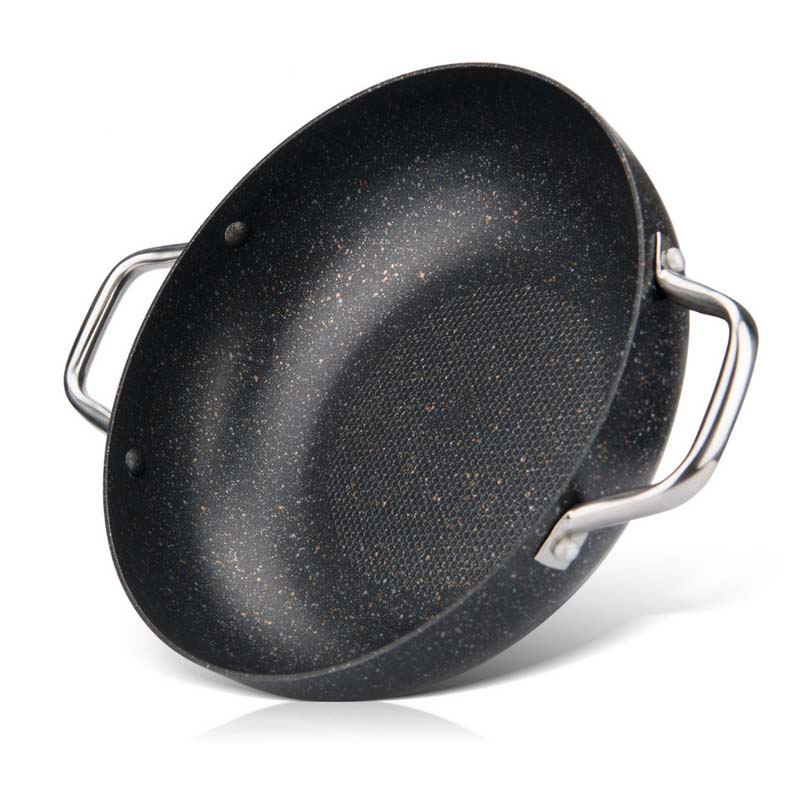 Fissman Wok Promo 28x8cm/4.0LTR Without Lid (Aluminum With Non-Stick Coating)