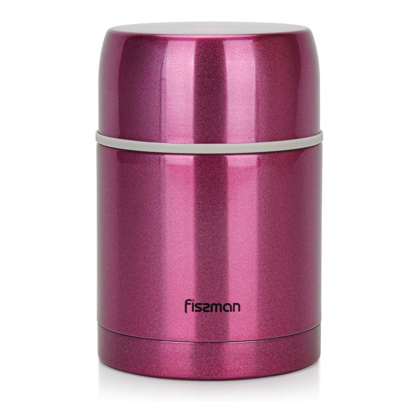 Fissman Double Wall Vacuum Food Jar 600ml (Stainless Steel)