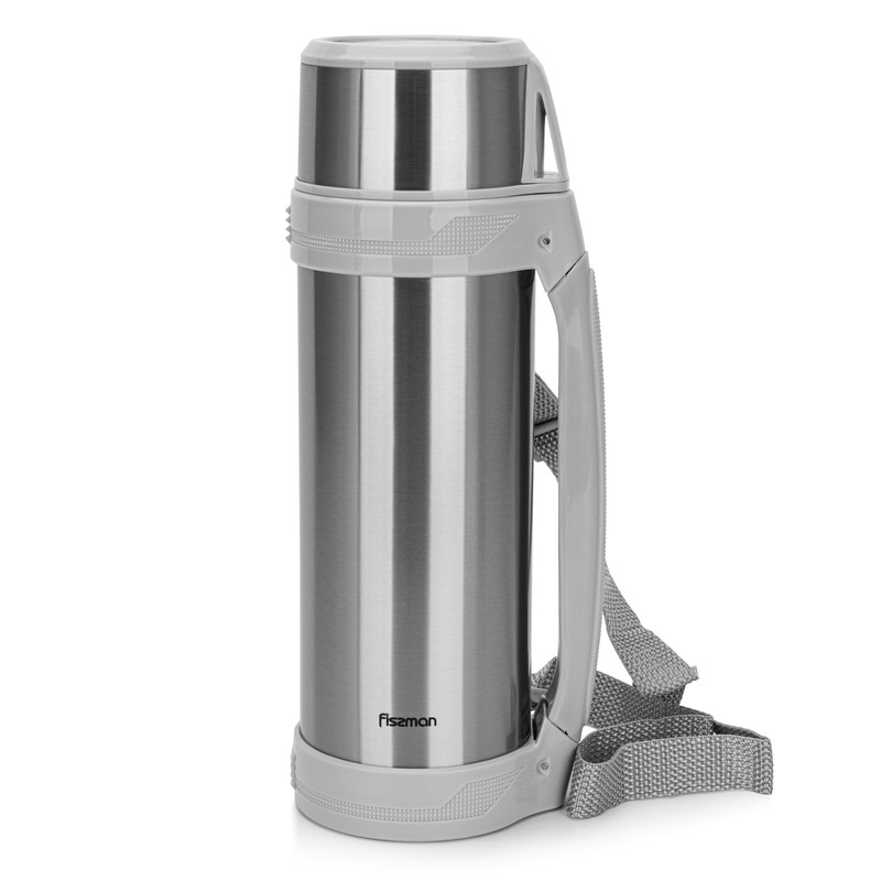 Fissman Double Wall Vacuum Bottle 1800ml (Stainless Steel)