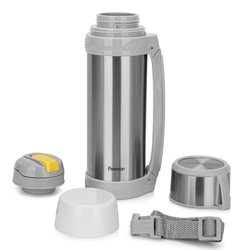 Fissman Double Wall Vacuum Bottle 1800ml (Stainless Steel)