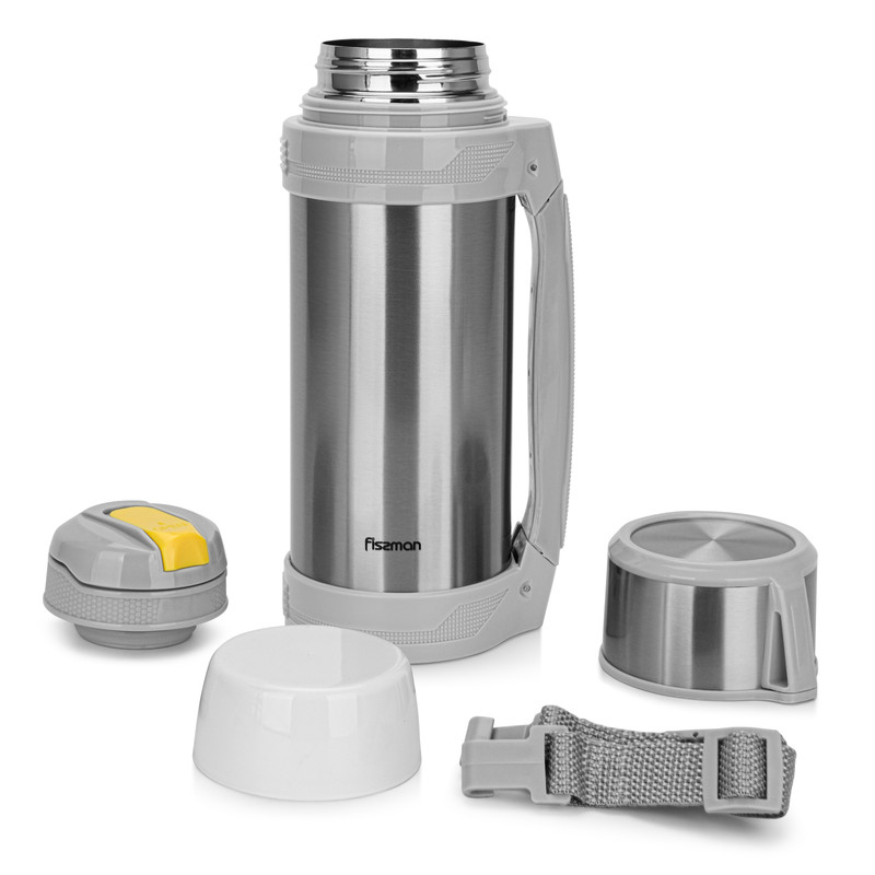 Fissman Double Wall Vacuum Bottle 1500ml (Stainless Steel)