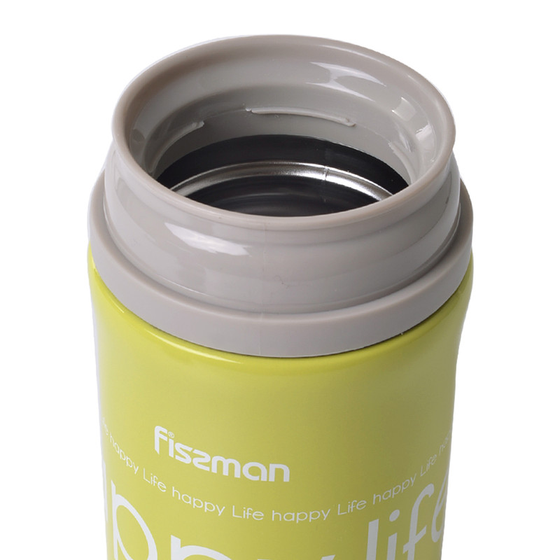 Fissman Vacuum Food Jar 450ml With Wide Mouth (Stainless Steel)