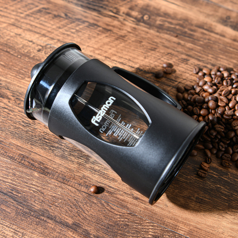 Fissman French Press Coffee Maker Mokka 600ml (Borosilicate Glass)