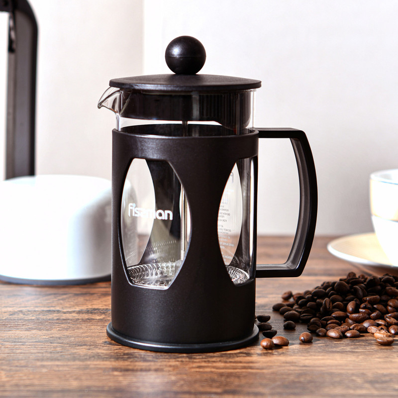 Fissman French Press Coffee Maker Mokka 600ml (Borosilicate Glass)