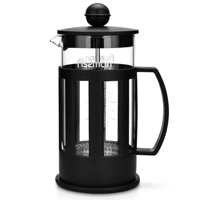 Fissman French Press Coffee Maker Camellia 350ml (Borosilicate Glass)
