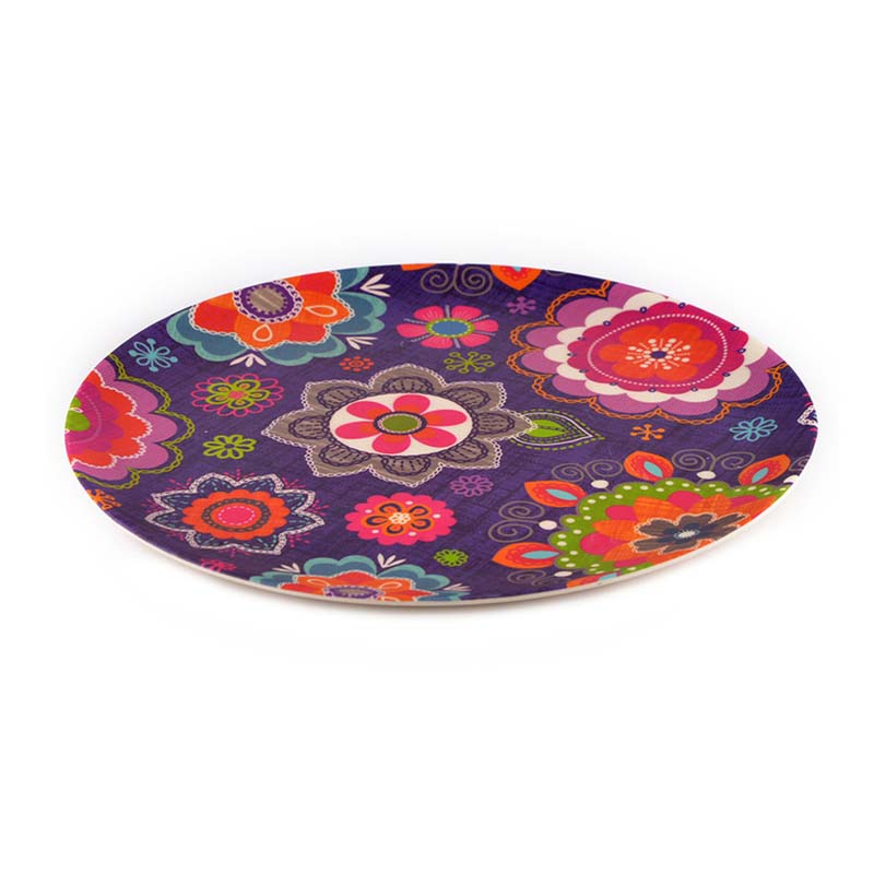 Fissman Plate Purpur 25x1.4cm (Bamboo Fibre)