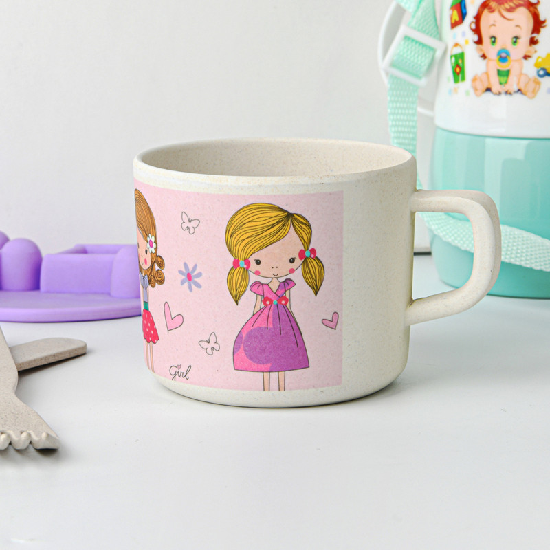 Fissman Mug Fashion Girl 225ml (Bamboo Fibre)