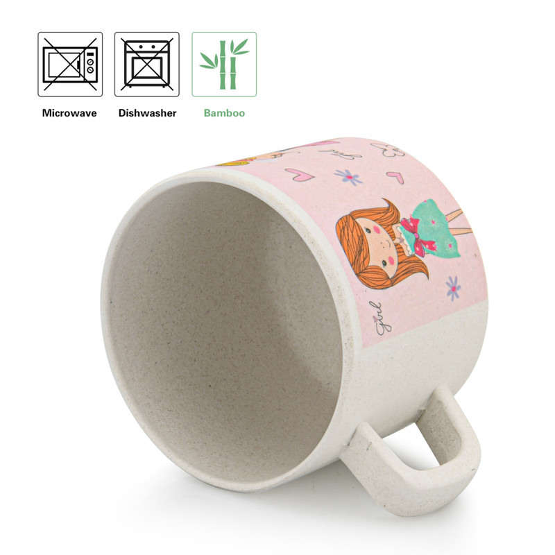 Fissman Mug Fashion Girl 225ml (Bamboo Fibre)