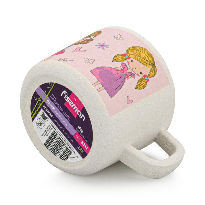 Fissman Mug Fashion Girl 225ml (Bamboo Fibre)