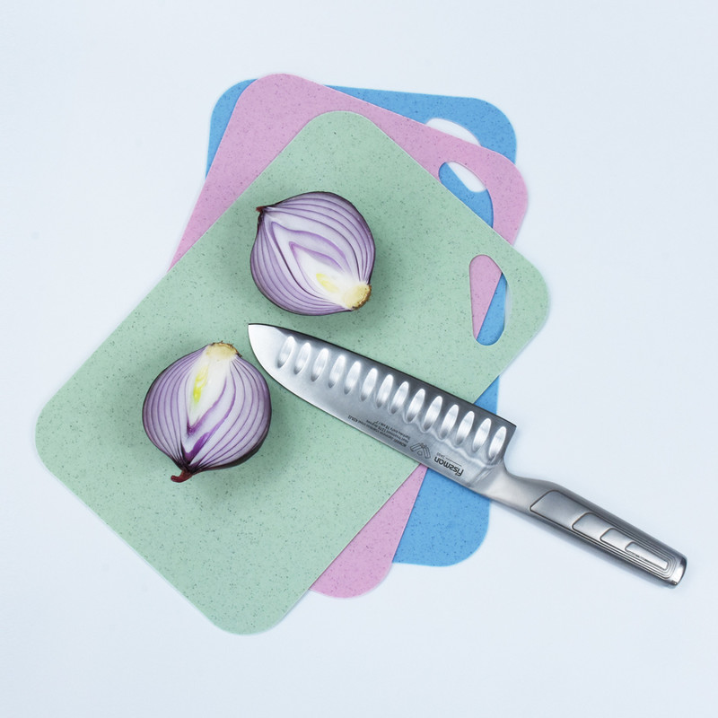 Fissman Set of 3 Flexible Chopping Mats 29x19cm (Plastic)