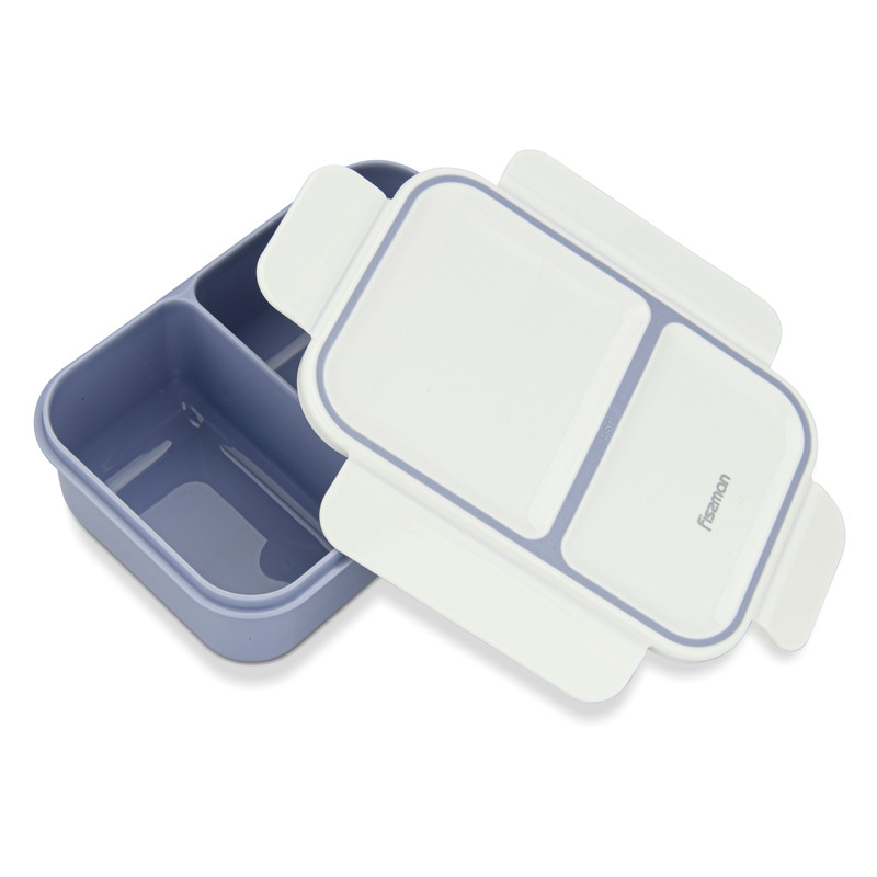 Fissman 2-Compartment Lunch Box 20x14x8cm/1300ml Blue (Plastic)