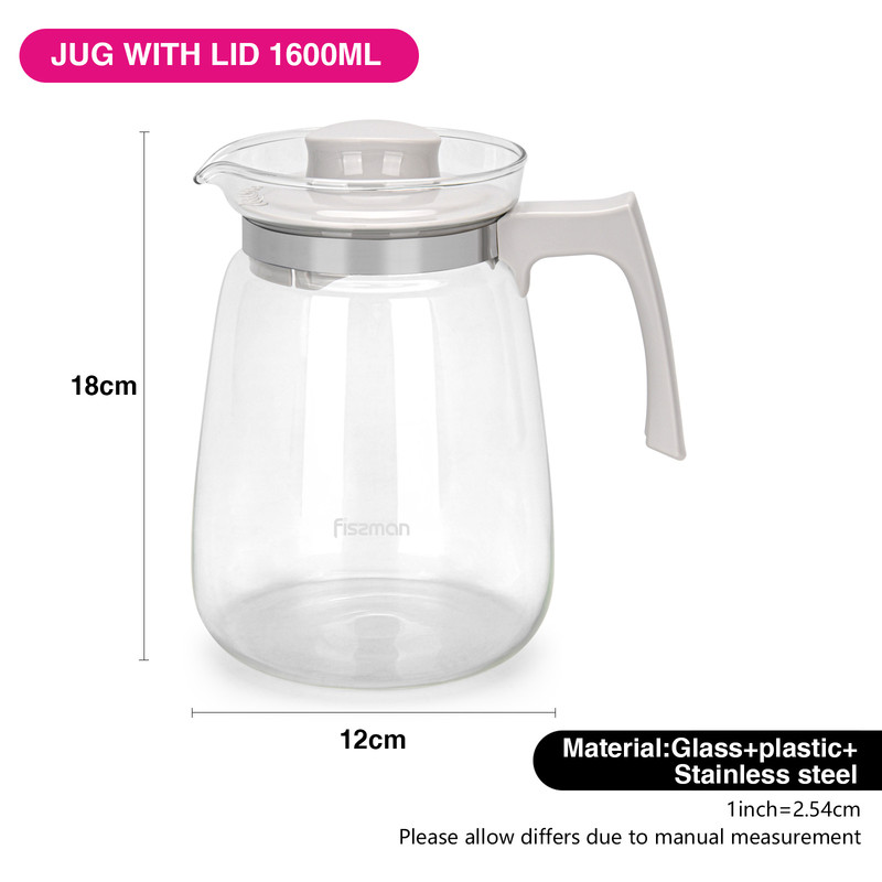 Fissman Jug 1600ml (Glass)