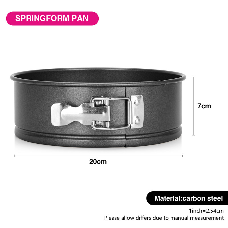 Fissman Springform Pan 20x6.8cm (Carbon Steel With Non-Stick Coating)
