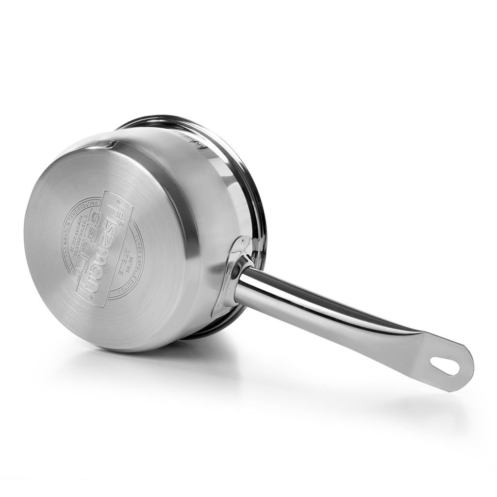 Fissman Sauce Pan 16x8cm/1.5LTR Without Lid (Stainless Steel)