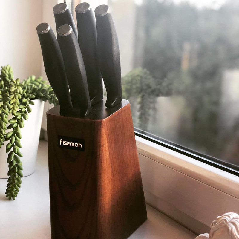 Fissman 6 Pcs Knfe Block Set Tessen (Stainless Steel)