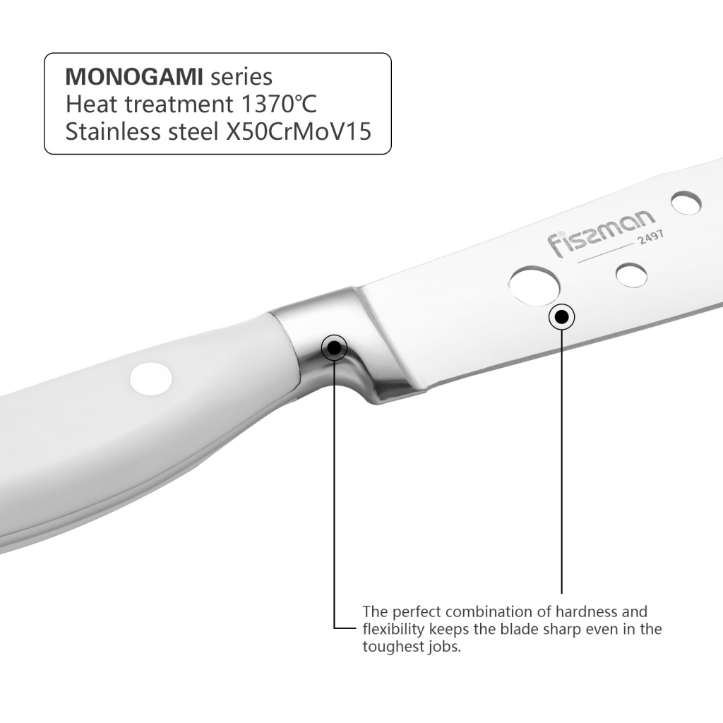 Fissman 5" Cheese Knife Monogami (X50crmov15 Steel)