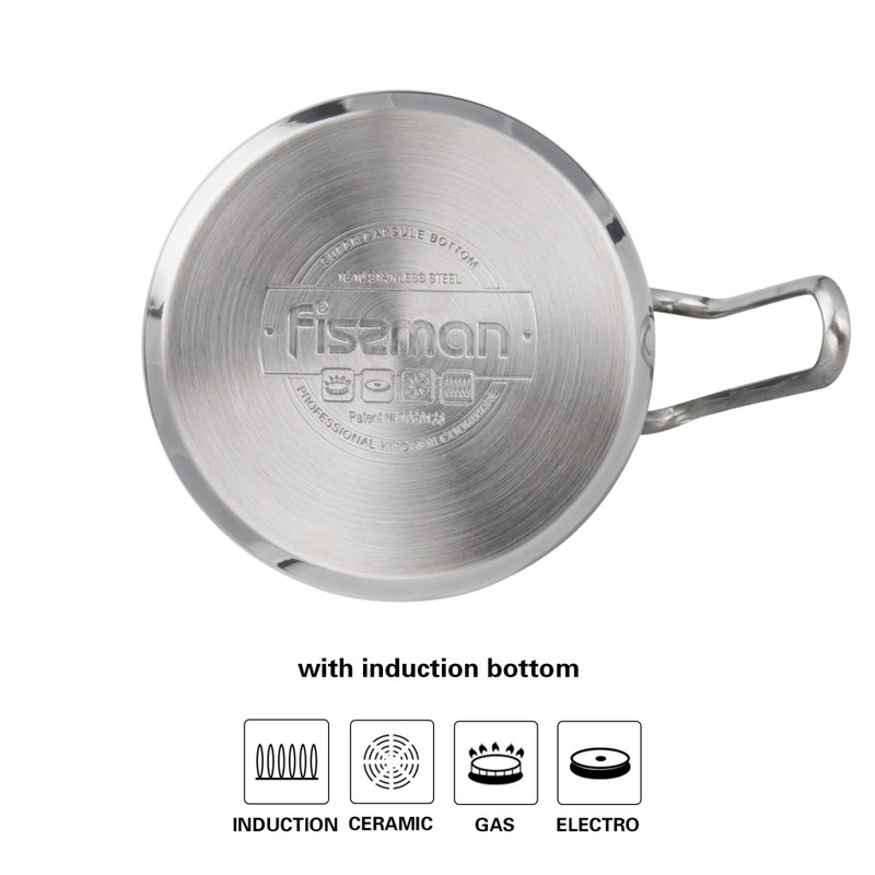 Fissman Milk Pot 14x11cm/1.5LTR (Stainless Steel)