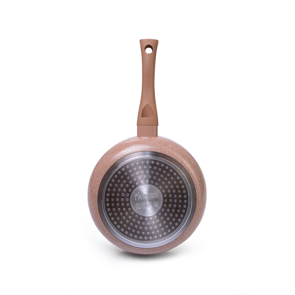 Fissman Deep Frying Pan Latte 20x5.5cm (Aluminum With Non-Stick Coating)