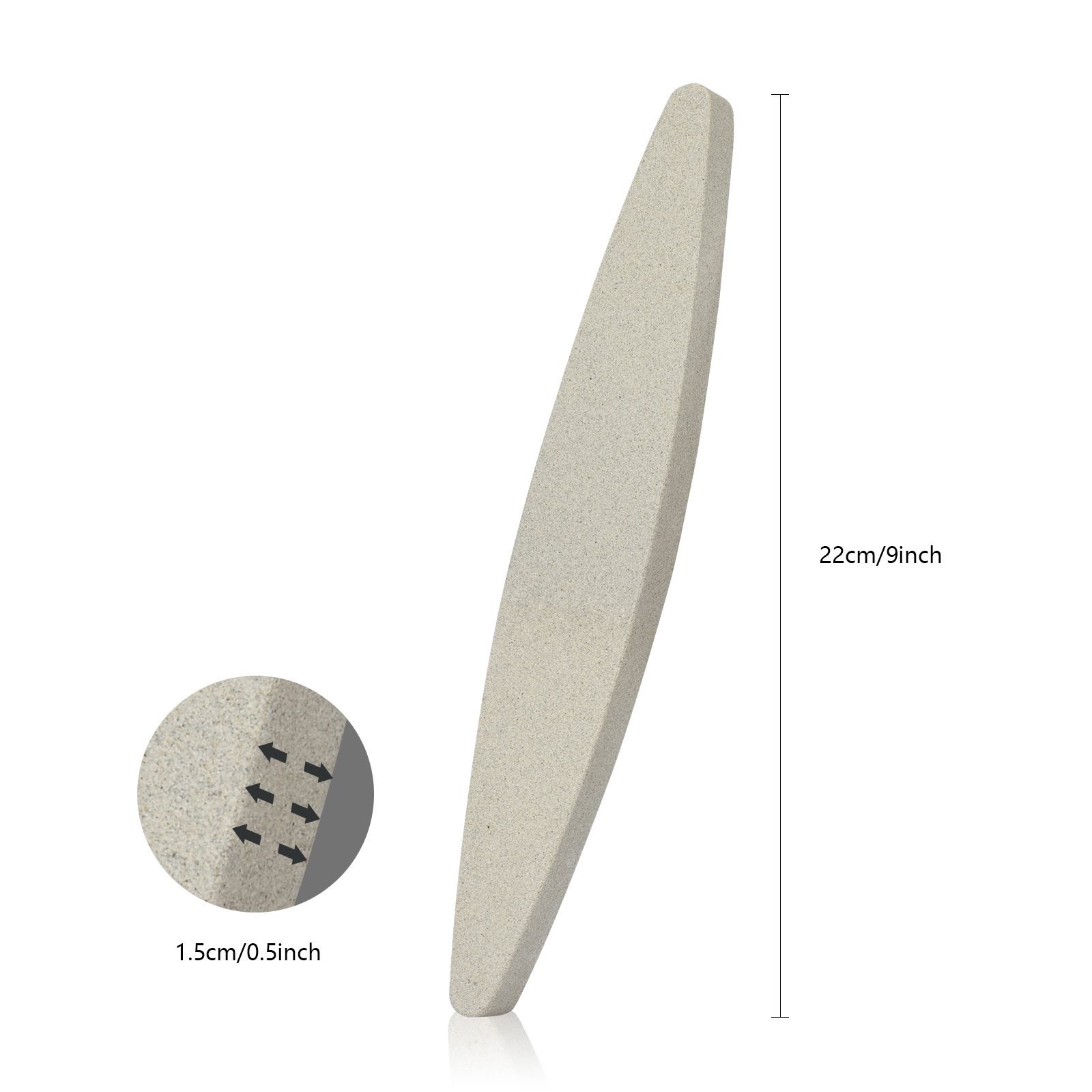 Fissman Whetstone 24x3.5x1.5cm 180grit (Corundum)