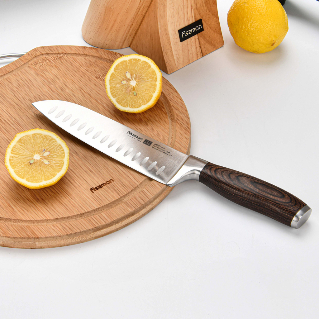 Fissman  7" Santoku Knife Lorze 18cm (50cr15mov Steel)