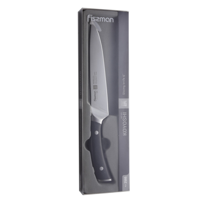Fissman 6" Slicing Knife Koyoshi (X50crmov15 Steel)