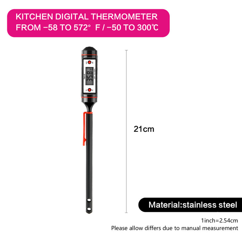 Fissman Kitchen Digital Thermometer. -50-+300 C. Probe 10cm