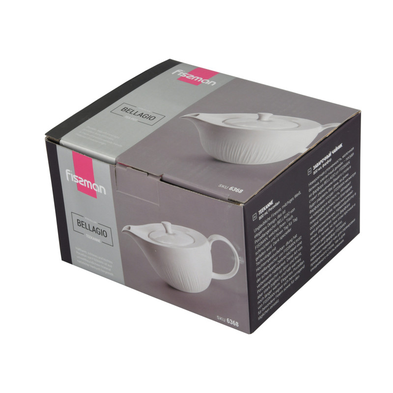 Fissman Tea Pot Bellagio 800ml (Porcelain)
