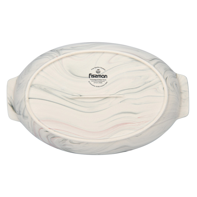 Fissman Oval Baking Dish 26x17x6cm/1.2LTR Valencia (Ceramic)