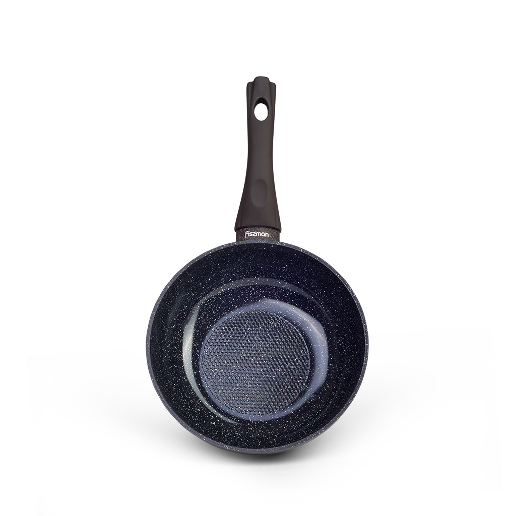 Fissman Deep Frying Pan 20x7.2cm (Aluminum With Non-Stick Coating)