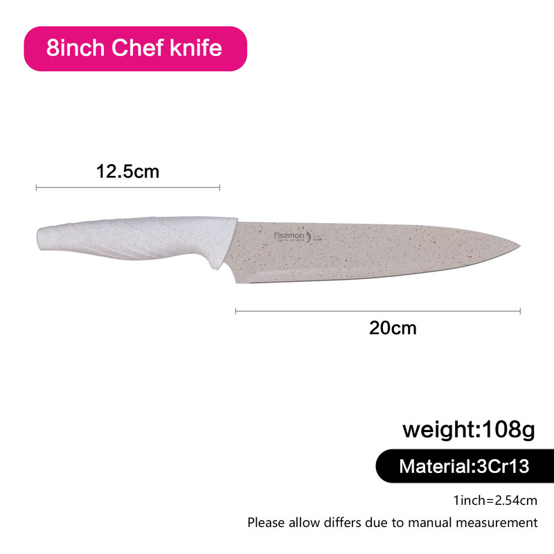 Fissman Chef's Knife Kalahari 20cm (Non-Stick Coated Steel)