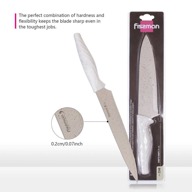 Fissman Chef's Knife Kalahari 20cm (Non-Stick Coated Steel)