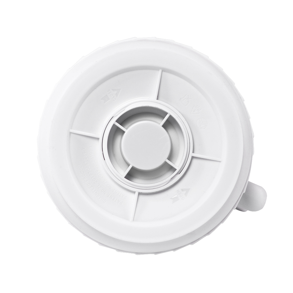 Fissman Vacuum Insulated Jug 1000ml White (Plastic Case With Glass Liner)